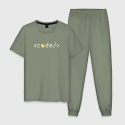 Мужская пижама хлопок Duck code