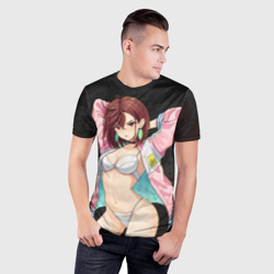 Мужская футболка 3D Slim Momo Ayase - фото 2