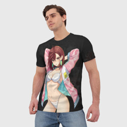 Мужская футболка 3D Momo Ayase - фото 2