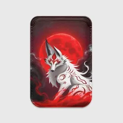 Картхолдер Magsafe магнитный Японская белая лиса
