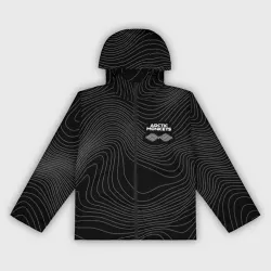 Женская ветровка 3D Arctic Monkeys - белые линии