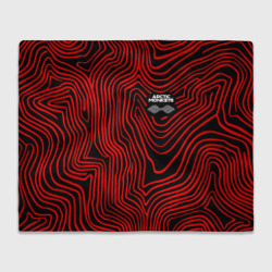 Плед 3D Arctic Monkeys - красные линии