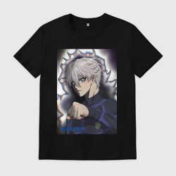 Мужская футболка хлопок Сейширо Наги - Синяя тюрьма: Блю Лок