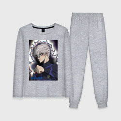 Женская пижама с лонгсливом хлопок Сейширо Наги - Синяя тюрьма: Блю Лок