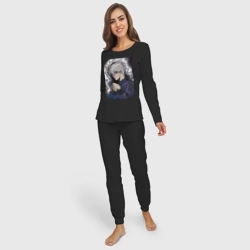 Женская пижама с лонгсливом хлопок Сейширо Наги - Синяя тюрьма: Блю Лок - фото 2