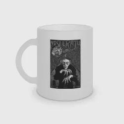 Кружка матовая стеклянная Nosferatu old poster