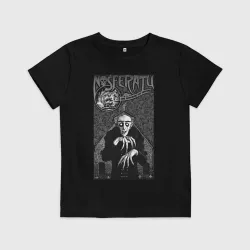 Детская футболка хлопок Nosferatu old poster