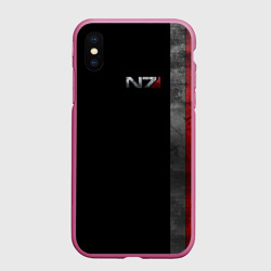 Чехол для iPhone XS Max матовый Shepard N7