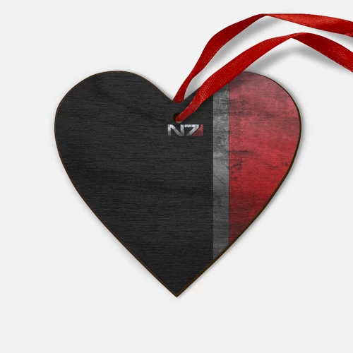 Деревянная игрушка Сердце Shepard N7