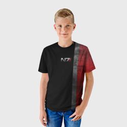 Детская футболка 3D Shepard N7 - фото 2