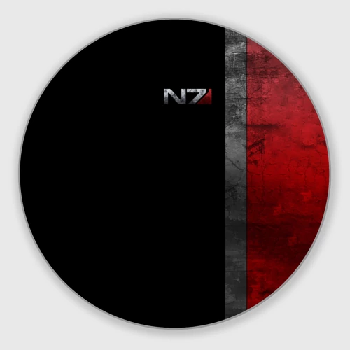 Круглый коврик для мышки Shepard N7