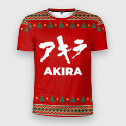 Мужская футболка 3D Slim Akira new year