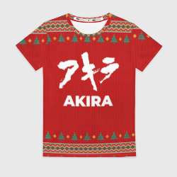 Женская футболка 3D Akira new year