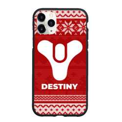 Чехол для iPhone 11 Pro Max матовый Новогодний Destiny