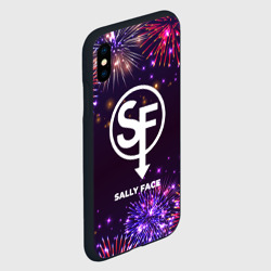 Чехол для iPhone XS Max матовый Праздничный Sally Face - фото 2