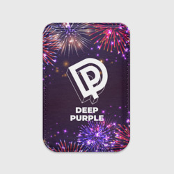 Картхолдер Magsafe магнитный Праздничный Deep Purple