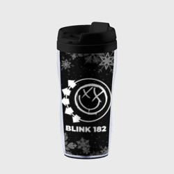 Термокружка-непроливайка Снежный Blink 182