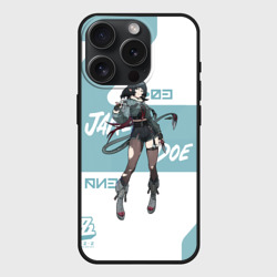 Чехол силиконовый для Apple iPhone 15 Pro матовый Джейн Доу - ZZZ
