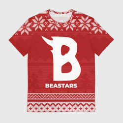 Мужская футболка 3D Новогодний Beastars