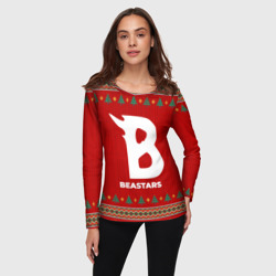Женский лонгслив 3D Beastars new year - фото 2