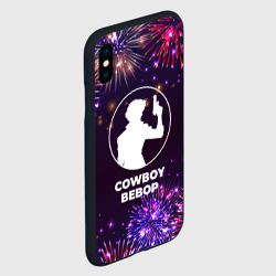 Чехол для iPhone XS Max матовый Праздничный Cowboy Bebop - фото 2