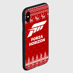 Чехол для iPhone XS Max матовый Новогодний Forza Horizon с оленями - фото 2