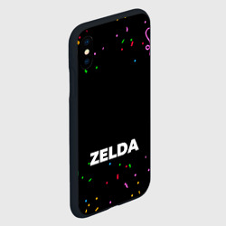 Чехол для iPhone XS Max матовый Zelda конфети - фото 2