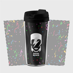 Термокружка-непроливайка David Bowie конфети - фото 2