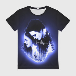 Женская футболка 3D Twilight Bella and Edward 