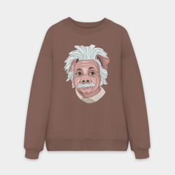 Мужской свитшот oversize без начеса хлопок Свин арт