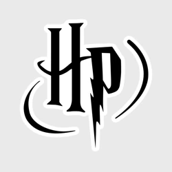 Наклейка Лого Гарри Поттер