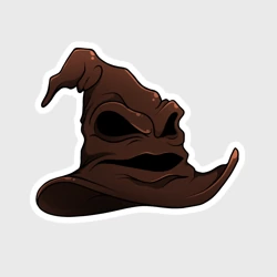 Наклейка Распределяющая шляпа Гарри Поттер