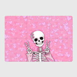 Магнитный плакат 3Х2 Скелет-милашка