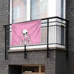 Флаг-баннер Скелет-милашка - фото 2