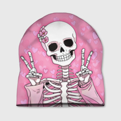 Шапка 3D Скелет-милашка