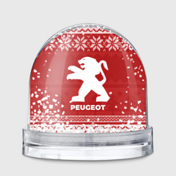 Игрушка Снежный шар Новогодний Peugeot