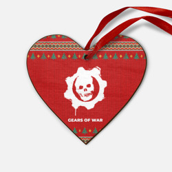 Деревянная игрушка Сердце Gears of War new year