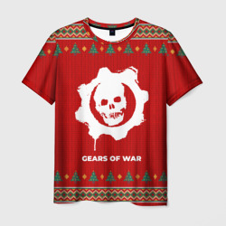 Мужская футболка 3D Gears of War new year