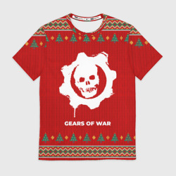 Мужская футболка 3D Gears of War new year