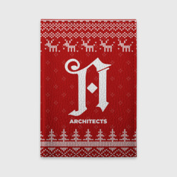 Обложка для автодокументов Новогодний Architects с оленями