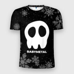 Мужская футболка 3D Slim Снежный Babymetal