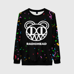 Женский свитшот 3D Radiohead конфети
