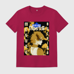 Мужская футболка хлопок Бачира Мегуру - Blue Lock