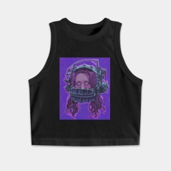 Женская укороченная майка-топ хлопок Аманда Янг