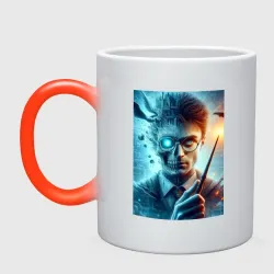 Кружка хамелеон Harry Potter - wizard with magic stick