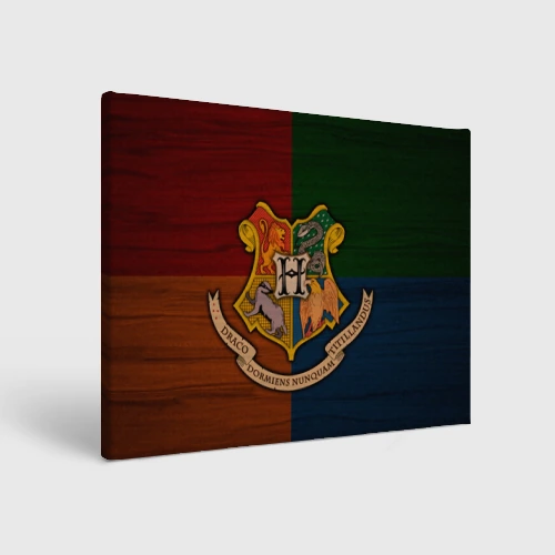 Холст прямоугольный Hogwarts emblem