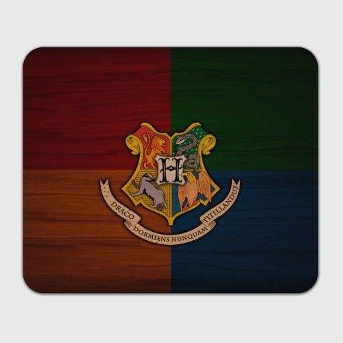 Прямоугольный коврик для мышки Hogwarts emblem