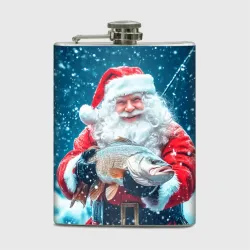 Фляга Санта Клаус на рыбалке