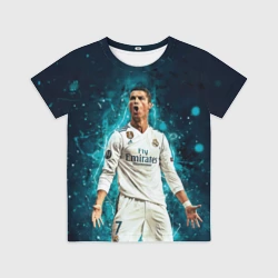 Детская футболка 3D Мадрид - Роналдо
