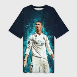 Платье-футболка 3D Мадрид - Роналдо